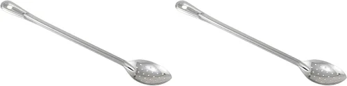 Vista 2 de Winco Cuchara para hilvanar de acero inoxidable, perforada, 18 ", 0.059 in