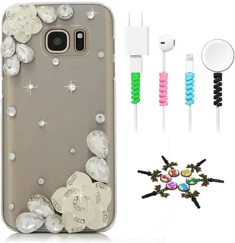 Vista 4 de Bling Case SSSGCDwCPSeries-7 - Funda con cristales brillantes, diseño 3D hecho a mano