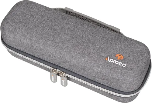 Vista 5 de Aproca - Funda compatible con impresoras portátiles TATTMUSE A285M / JADENS/MUNBYN ITP01, bolsa rígida de almacenamiento para accesorios, color gris