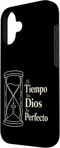 Vista 2 de Fe Cristiana El Tiempo De Dios ES Perfecto Cross - Carcasa para iPhone 16