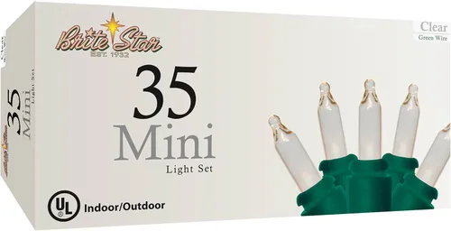 Vista 7 de Brite Star Luces de línea recta de 35 litros, transparente, cable verde