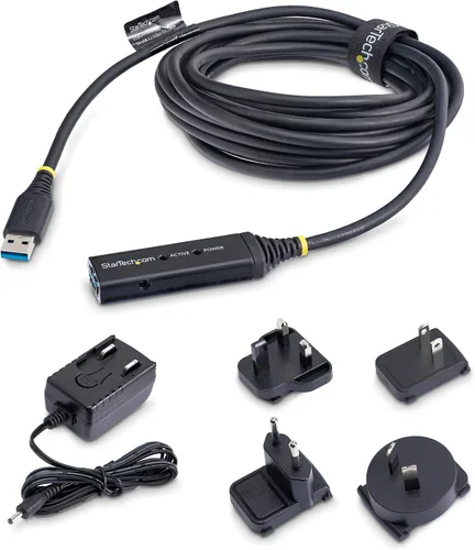 Vista 7 de StarTech.com Cable de extensión M/F activo USB 3.0 de 9.8 ft (USB3AAEXT3M)