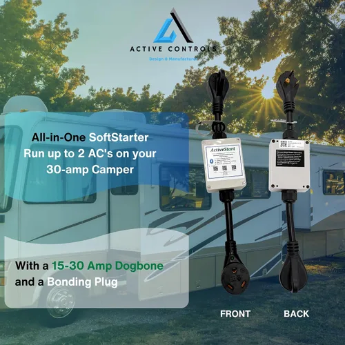 Vista 3 de SoftStart - Arranque suave de 30 amperios para aire acondicionado de autocaravanas - Funciona hasta 2 CA para caravana de 30 amperios con aplicación
