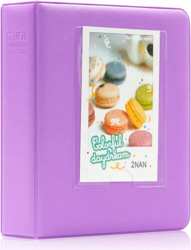 Vista 13 de Ablus - Álbum de fotos con 64 bolsillos para fotos instantáneas de cámaras Fujifilm Instax Mini 7s 8 8+ 9 25 26 50s 70 90 y letrero, pequeño
