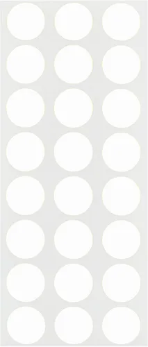 Vista 10 de ChromaLabel Etiquetas adhesivas circulares de 1/2 pulgada, etiquetas redondas de alta visibilidad, puntos adhesivos extraíbles, 1200 calcomanías