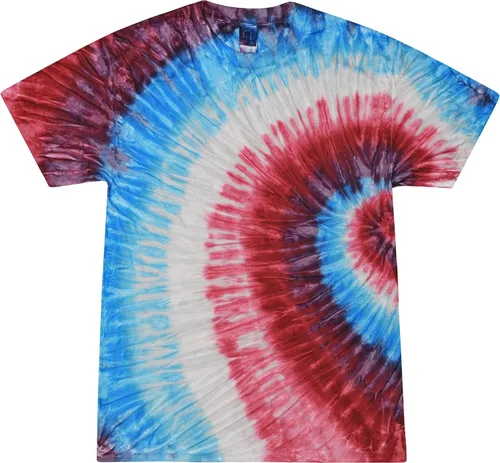 Vista 52 de Colortone Camisetas Tie Dye para Hombre y Mujer - Camisetas de manga corta unisex Tie-Dye para adultos Acadia