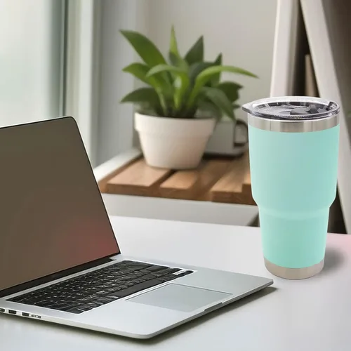 Vista 7 de YETI Rambler - Tapa de vaso de 30 onzas para vaso Yeti Rambler, tapa de repuesto a prueba de salpicaduras para vaso Yeti Ozark Trail Old Style RTIC