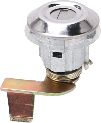 Vista 8 de Cerradura de puerta de combustible, tapa de combustible cilíndrica, cerradura de gas para puerta con 2 llaves 69511 32010 Reemplazo para Hilux