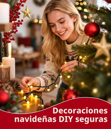Vista 4 de Tira de luces de Navidad de 1000 LED de color blanco cálido de 49 pies para exteriores, con 8 modos, impermeable IP44, enchufable, para árbol
