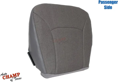 Vista 2 de Compatible con Ford E-150 E-250 E-350 Van-Passenger 2004-2008 Funda de asiento de tela gris