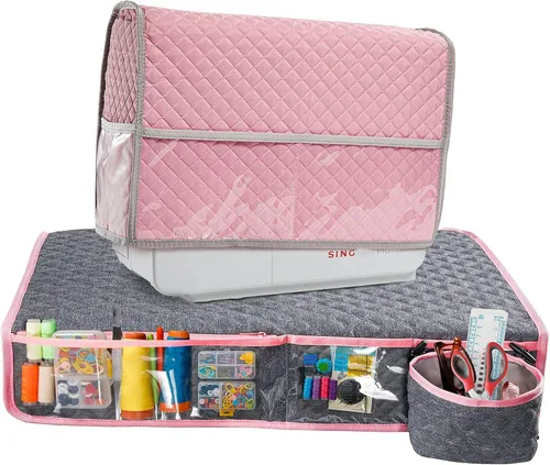 Vista 12 de BAGSFY Estuche grande para transportar máquina de coser, bolsa para máquina de coser, bolsa de viaje compatible con Brother, Singer, Bernina