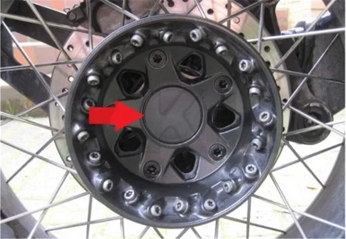 Vista 8 de SMT-1 Juego de 2 cubiertas de cubo de rueda compatible con Bimmer R1200 GS LC (>2013) negro [B07KPQDPGR]