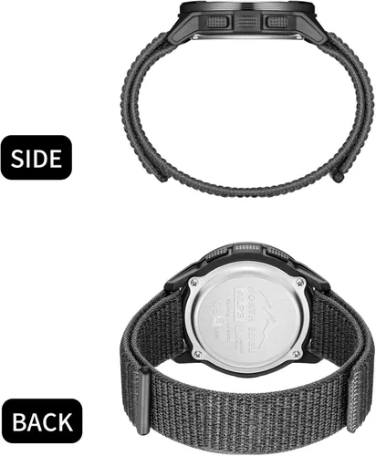 Vista 3 de CakCity Relojes tácticos para hombre, relojes deportivos militares con caja de fibra de carbono, reloj ligero impermeable para mujereshombres