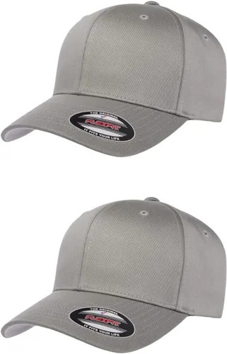Vista 118 de Gorra de béisbol Flexfit Wooly Combed Premium de 6 paneles estructurada Ajuste elástico Paquete al por mayor disponible Negro