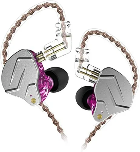 Vista 9 de KZ ZSN Pro X - Auriculares intraurales de monitor 1BA 1DD, auriculares con cable HiFi, para deportes, videojuegos, compatibles con teléfono, PC