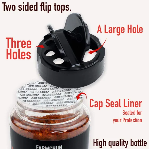 Vista 4 de FARMCHUN: hojuelas de chile tailandés de 4 onzas, amante picante, sabor a variedad, condimento esencial para cocina de cocina, hacer kimchi, aceite