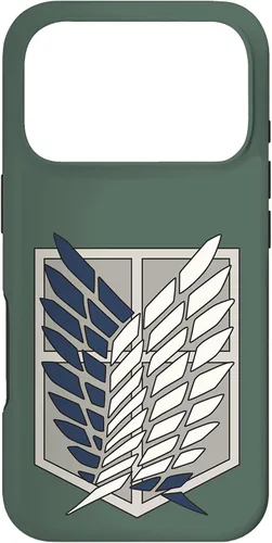 Vista 30 de Attack on Titan Funda protectora del regimiento de exploradores de la temporada 4 para iPhone 17