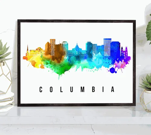 Vista 9 de Generic Póster de Albuquerque Skyline New Mexico, 12 x 18 pulgadas, perfecto para sala de estar, dormitorio, oficina