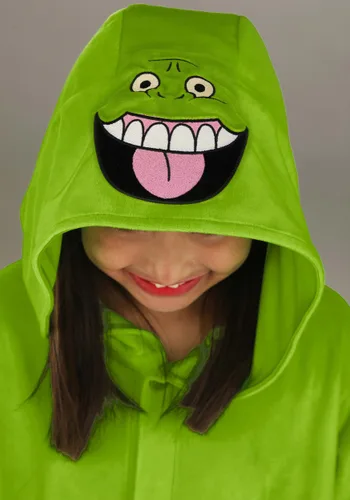 Vista 2 de Disfraz Onesie de Slimer de Ghostbusters para Niños Multicolor