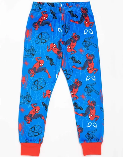 Vista 6 de Marvel Pijama de Spider-Man para niños y niños, camiseta de forro polar súper suave