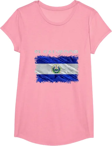 Vista 76 de Camiseta El Salvador, Negro