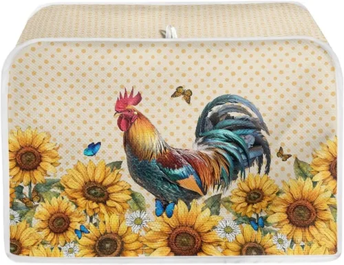 Vista 30 de Cubiertas para tostadora de pájaros y mariposas, 2 rebanadas, cubiertas de electrodomésticos pequeños de cocina, impermeables, protectores