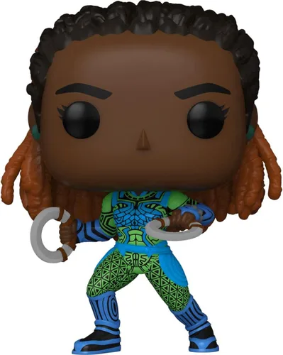 Vista 5 de POP Marvel: Black Panther: Wakanda Forever - Figura de vinilo de Nakia Funko (paquete con funda protectora de caja compatible), multicolor, 3.75