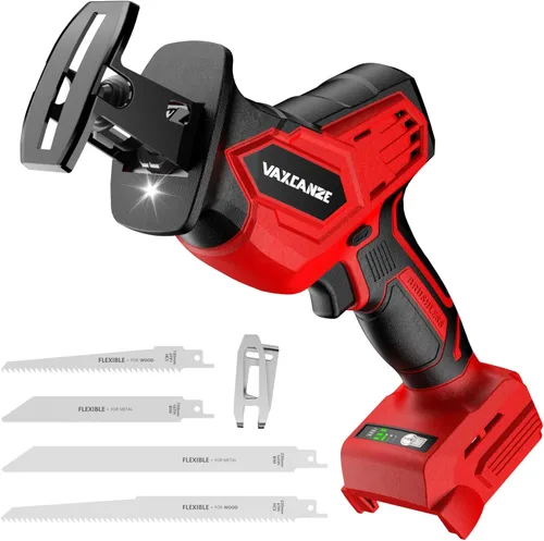 Vista 9 de Sierra de recíproca inalámbrica para batería Dewalt 20 V, motor sin escobillas de 3 velocidades variables 0-3500, cambio de hoja sin herramientas