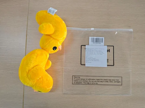 Vista 5 de Leyndo 2 Piezas Pato Amarillo Gigante Peluche Suave Animal de Peluche Pato Almohada de Peluche Animal Abrazable Juego de Juguetes para Regalo