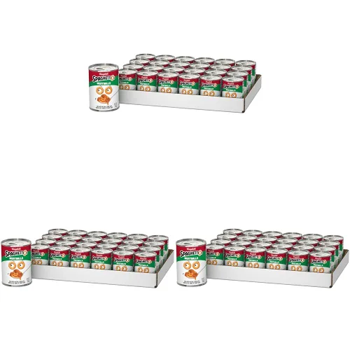 Vista 49 de SpaghettiOs Pasta enlatada con albóndigas A to Z's, lata de 15.6 onzas