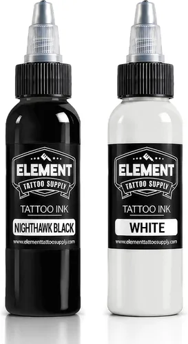 Vista 53 de Element Tattoo Supply - Tinta negra para tatuaje, 8 onzas, tinta negra Negro