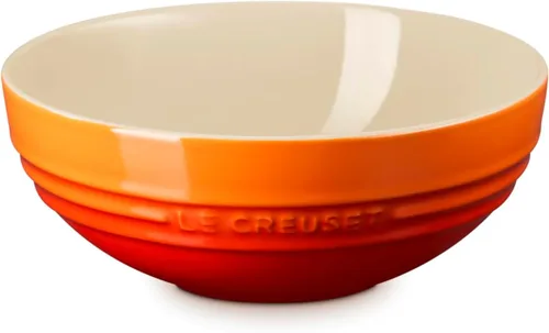 Vista 17 de Le Creuset - Cuenco múltiple de cerámica, 1.6 cuartos de galón, color cereza Cerise