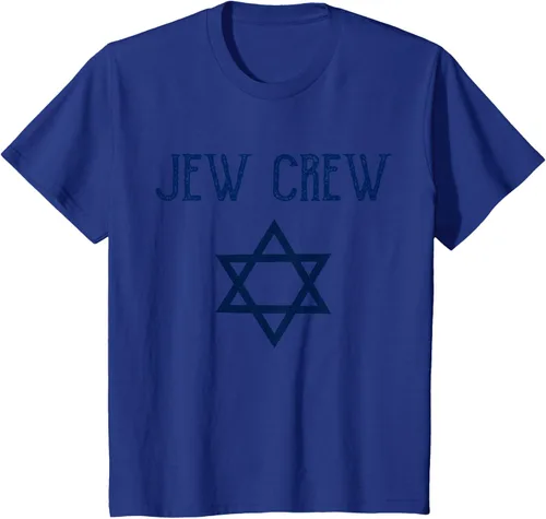Vista 63 de Camiseta Jew Crew Jewish Star, gris, S