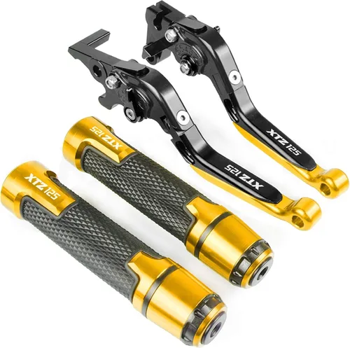 Vista 10 de Palanca de embrague de freno de motocicleta para Yamaha XTZ125 XTZ 125 2003-2016 2004 2005 2006 2007 2008 motocicleta CNC freno embrague manillar