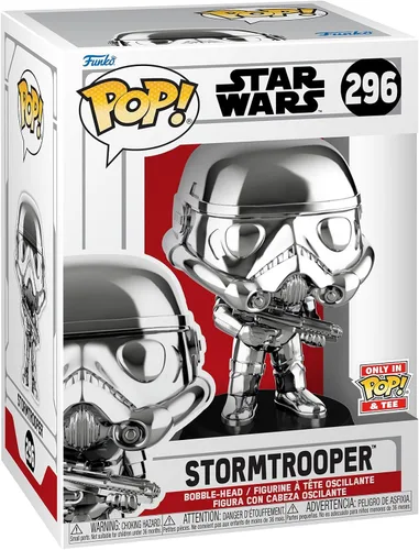 Vista 3 de Funko Pop! & Tee Star Wars Stormtrooper - S