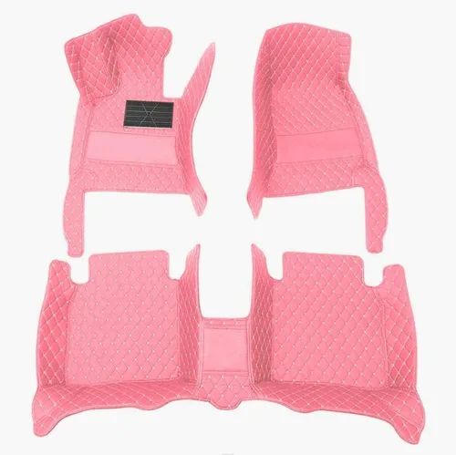 Vista 11 de Tapetes de automóvil personalizados para el 99% de modelos de vehículos, cuero, tapicería completa, color beige, rojo, rosa, azul, púrpura