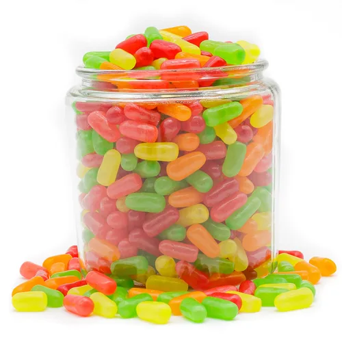 Vista 5 de Mike & Ike Assorted Jelly Beans Candy 14 oz – Bulk Bag, Mega Mix