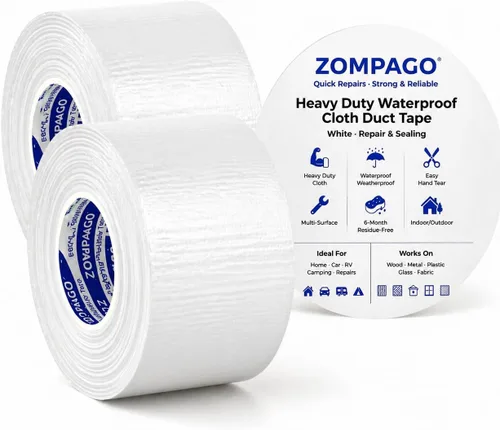 Vista 16 de Reparación de cinta adhesiva impermeable resistente al agua, 1.8 Negro