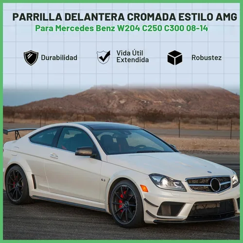 Vista 7 de Rejilla para Mercedes Benz W204 Clase C C250 C300 C350 AMG 2008