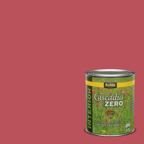 Vista 81 de Rodda Paint CASCADIA ZERO - Pintura plana e imprimación para interiores en uno, cuarto de galón, rosa Mullen