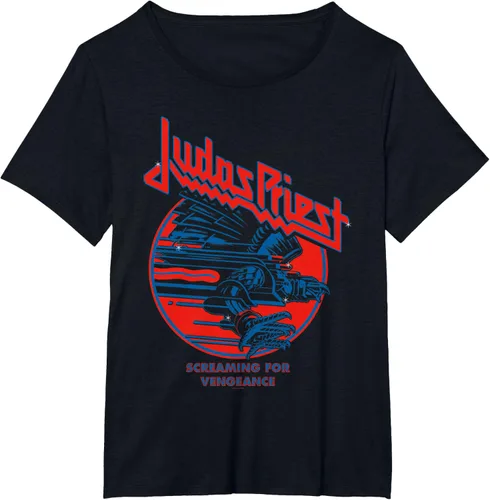 Vista 6 de Judas Priest Camiseta de águila azul Screaming for Vengeance