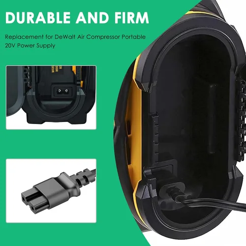 Vista 5 de Cargador de repuesto N557514 de 13.8V para inflador DeWalt compatible con DeWalt DCC020IB 20V adaptador de fuente de alimentación de inflador de aire