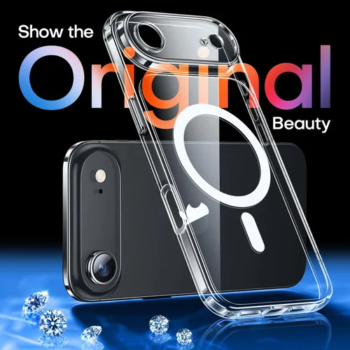 Vista 219 de CANSHN Funda magnética compatible con iPhone Air (6.5 pulgadas), mejorada [protección completa de la cámara] [compatible con Magsafe]