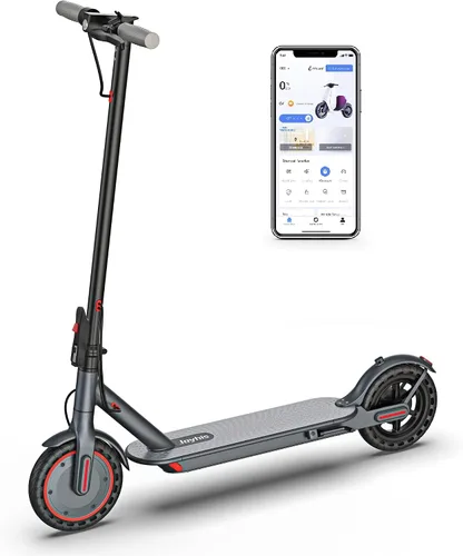 Vista 15 de Joyhis Electric Scooter for Adults with Seat, 15-21 Miles Range Scooters, 19Mph Escooter, 8.5"/10" Folding Scooters with APP Control, 350W/500W
