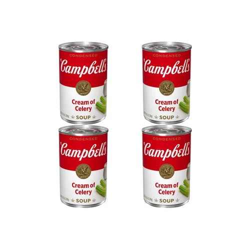Vista 16 de Sopa Campbell's Condensada Crema de Apio 98% Libre de Grasa, Lata de 10.5 Onzas