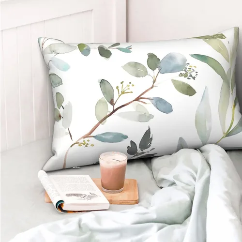Vista 6 de Funda de almohada de caballos con múltiples capas de caballos florales, tamaño Queen, funda de almohada suave de 20 x 30 pulgadas, duradera