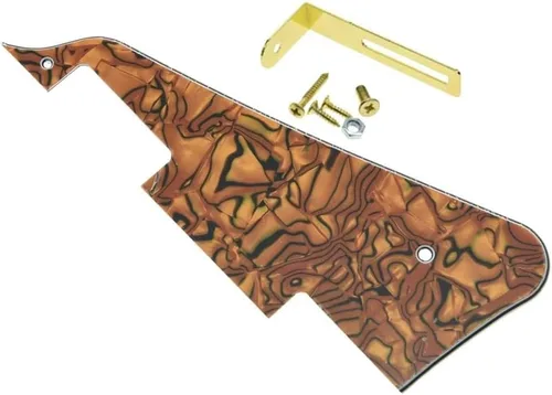 Vista 66 de Dopro Golpeador de guitarra LP con perla de abalone y soporte negro para Epi Les Paul