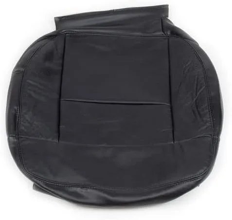 Vista 3 de 2004-2008 para Ford F150 SuperCrew Lariat Crew Driver Bottom Funda de asiento de cuero negro