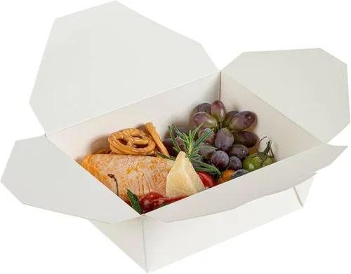 Vista 40 de Restaurantware Contenedor desechable para llevar, 30 oz / #1, negro