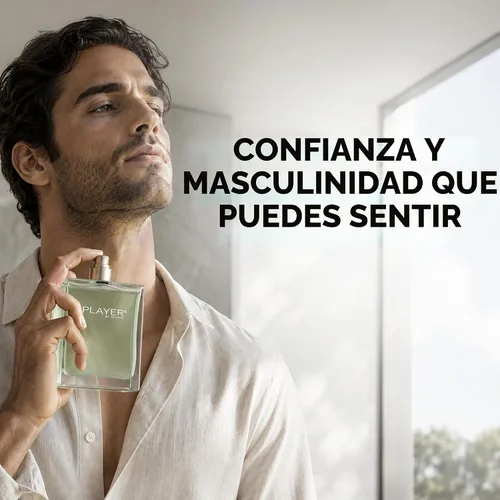 Vista 5 de Player by Zermat EDT Perfum para hombre 3.4oz, Perfume para Caballero Player 3.4 fl oz